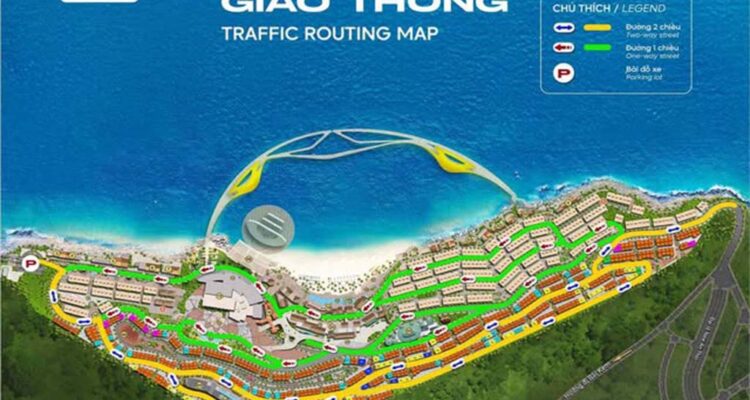 PHÂN LUỒNG GIAO THÔNG MỚI TẠI SUNSET TOWN KHUNG GIỜ 19H00-22H00