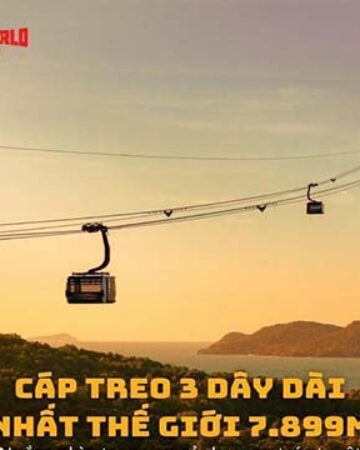Đi cáp treo vượt biển